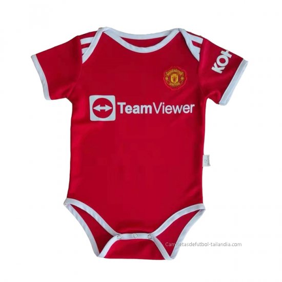 1ª Camiseta Manchester United Bebe 2021-2022 - Haga un click en la imagen para cerrar