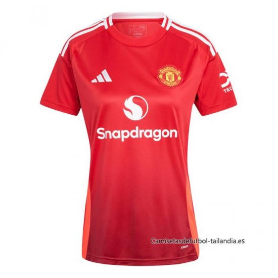 1ª Camiseta Manchester United Mujer 2024-2025 - Haga un click en la imagen para cerrar