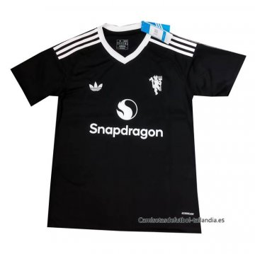 Camiseta Manchester United Portero 2024-2025 Negro Camiseta Manchester United Portero 2024-2025 Negro