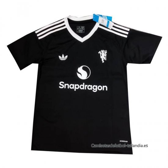 Camiseta Manchester United Portero 2024-2025 Negro - Haga un click en la imagen para cerrar