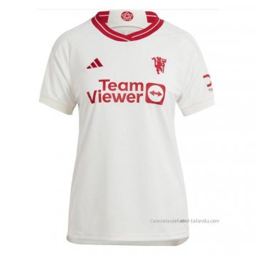 3ª Camiseta Manchester United Mujer 2023-2024 3ª Camiseta Manchester United Mujer 2023-2024