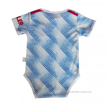 2ª Camiseta Manchester United Bebe 2021-2022