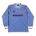 2ª Camiseta Manchester United Manga Larga Retro 1990-1992