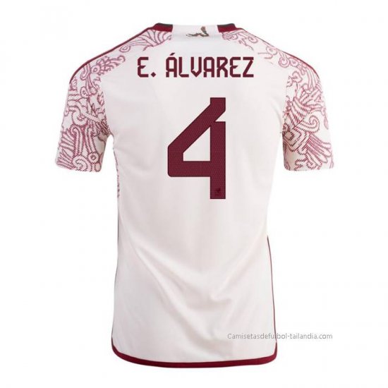 2ª Camiseta Mexico Jugador E.Alvarez 2022 - Haga un click en la imagen para cerrar