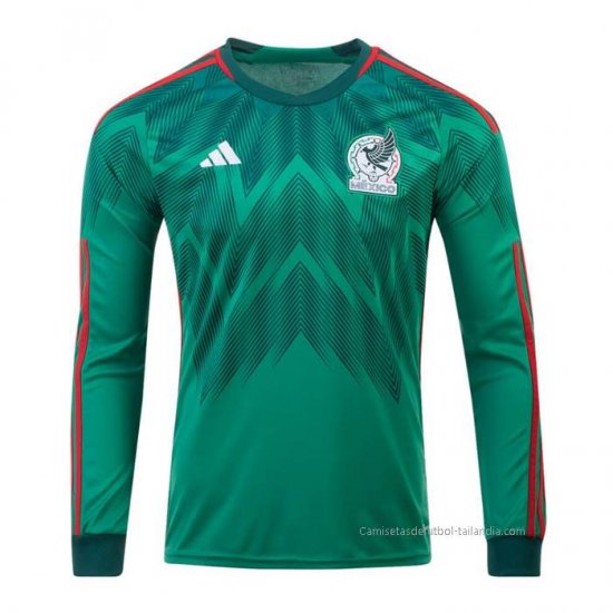 1ª Camiseta Mexico Manga Larga 2022 - Haga un click en la imagen para cerrar