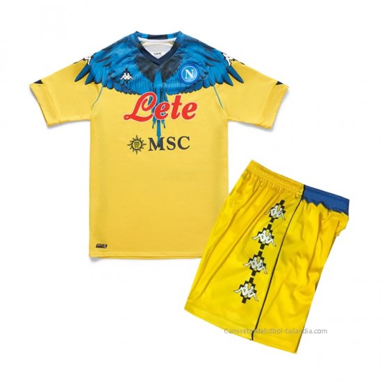 Camiseta Napoli Kappa x Marcelo Burlon Nino 2021 - Haga un click en la imagen para cerrar