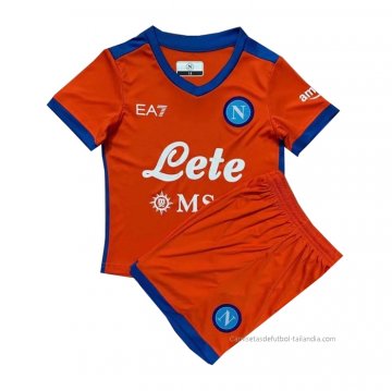 Camiseta Napoli 3ª Nino 2021-2022 Camiseta Napoli 3ª Nino 2021-2022