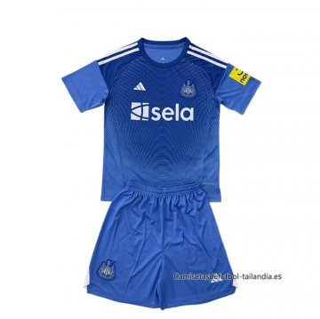 Camiseta Newcastle United Portero Nino 2025-2026 Azul Camiseta Newcastle United Portero Nino 2025-2026 Azul