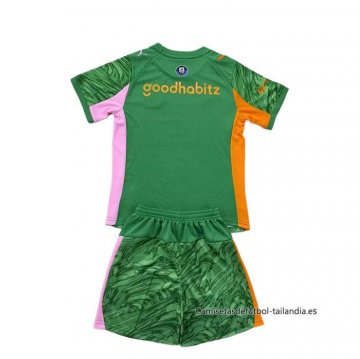 Camiseta PSV Portero Nino 2025-2026 Verde