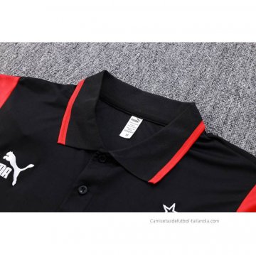 Camiseta Polo del AC Milan 2023-2024 Negro