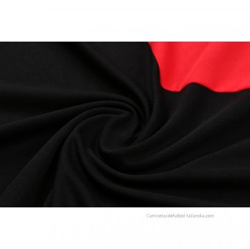 Camiseta Polo del AC Milan 2022-2023 Negro y Rojo