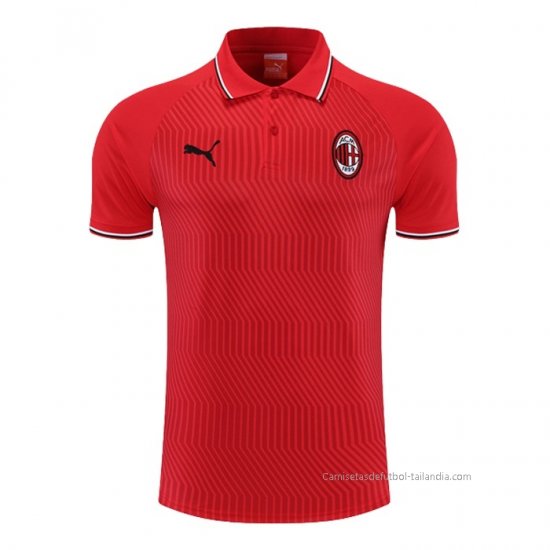 Camiseta Polo del AC Milan 2022-2023 Rojo - Haga un click en la imagen para cerrar
