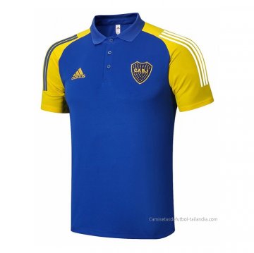 Camiseta Polo del Boca Juniors 2021-2022 Azul Camiseta Polo del Boca Juniors 2021-2022 Azul