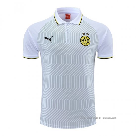 Camiseta Polo del Borussia Dortmund 2022-2023 Blanco y Verde - Haga un click en la imagen para cerrar