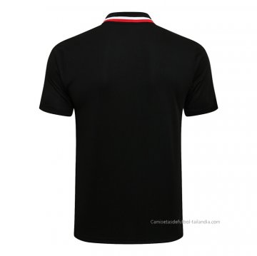 Camiseta Polo del Manchester United 2021-2022 Negro