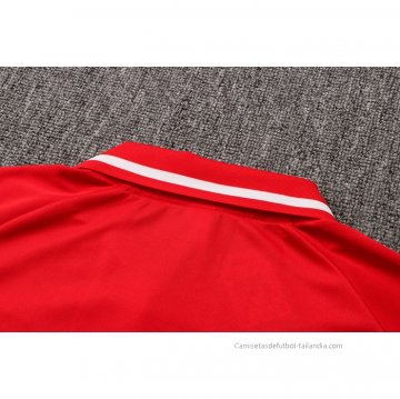Camiseta Polo del Manchester United 2021-2022 Rojo