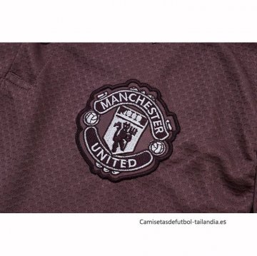 Camiseta Polo del Manchester United 2025-2026 Marron