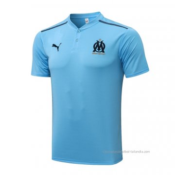 Camiseta Polo del Olympique Marsella 2021-2022 Azul Camiseta Polo del Olympique Marsella 2021-2022 Azul