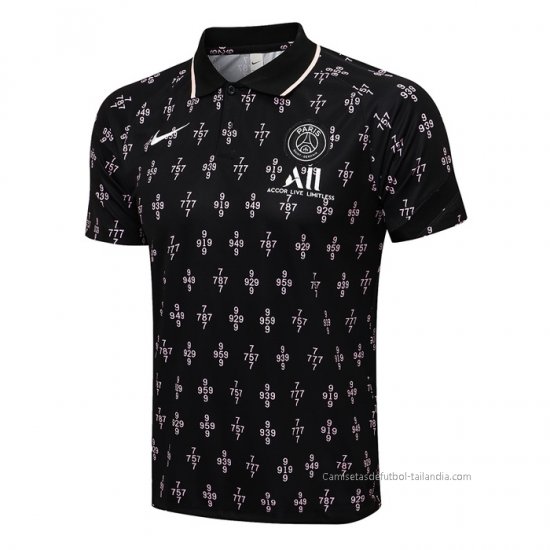 Camiseta Polo del Paris Saint-Germain 2021-2022 Negro - Haga un click en la imagen para cerrar
