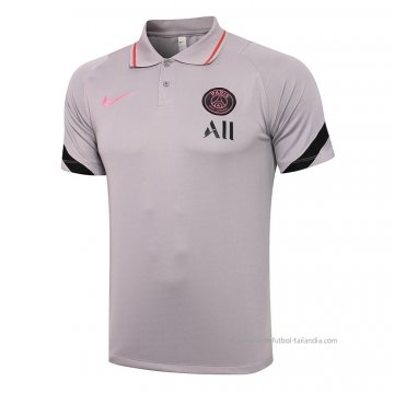 Camiseta Polo del Paris Saint-Germain 2021-2022 Gris Camiseta Polo del Paris Saint-Germain 2021-2022 Gris