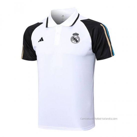 Camiseta Polo del Real Madrid 2023-2024 Blanco - Haga un click en la imagen para cerrar