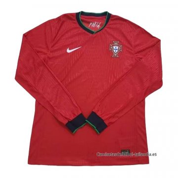 1ª Camiseta Portugal Manga Larga 2024 (2XL-4XL)