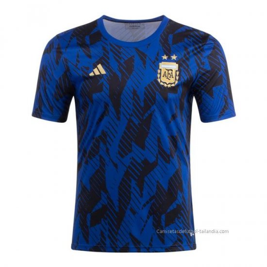 Camiseta Pre Partido del Argentina 2022 Azul - Haga un click en la imagen para cerrar