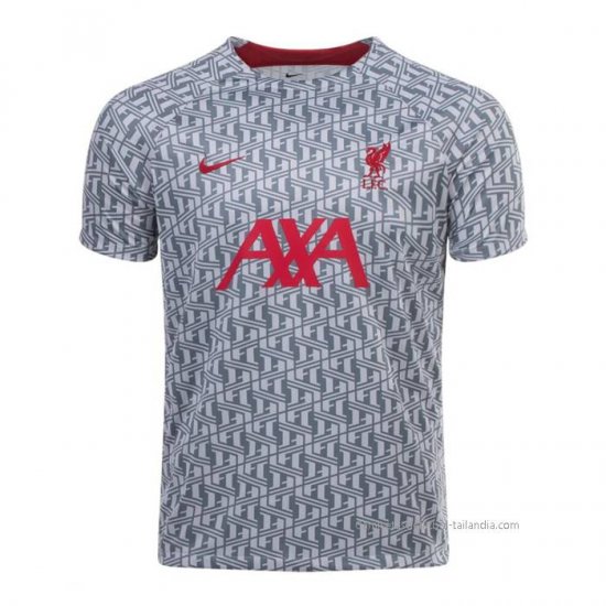 Camiseta Pre Partido del Liverpool 2022 Gris Oscuro - Haga un click en la imagen para cerrar