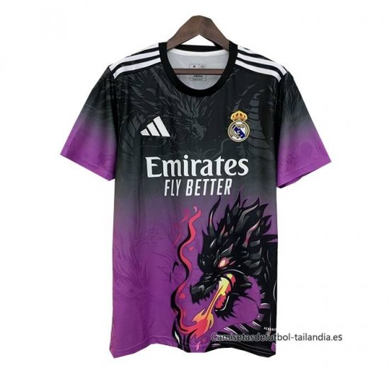 Camiseta Real Madrid Dragon 2025-2026 Purpura - Haga un click en la imagen para cerrar