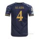 2ª Camiseta Real Madrid Jugador Alaba 2023-2024