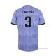 2ª Camiseta Real Madrid Jugador E.Militao 2022-2023