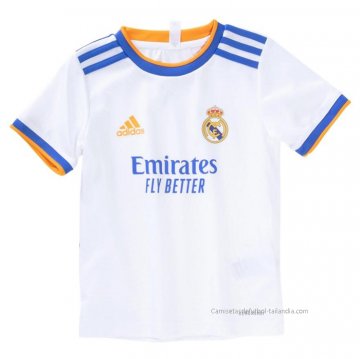 1ª Camiseta Real Madrid Nino 2021-2022