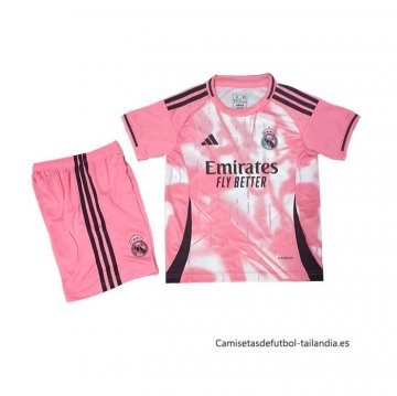 Camiseta Real Madrid Special Nino 2025-2026 Rosa Camiseta Real Madrid Special Nino 2025-2026 Rosa