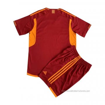 1ª Camiseta Roma Nino 2023-2024