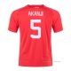 1ª Camiseta Suiza Jugador Akanji 2022