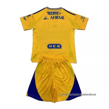 1ª Camiseta Tigres UANL Nino 2024-2025
