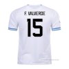 2ª Camiseta Uruguay Jugador F.Valverde 2022