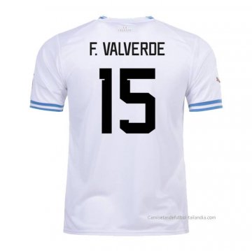 2ª Camiseta Uruguay Jugador F.Valverde 2022 2ª Camiseta Uruguay Jugador F.Valverde 2022