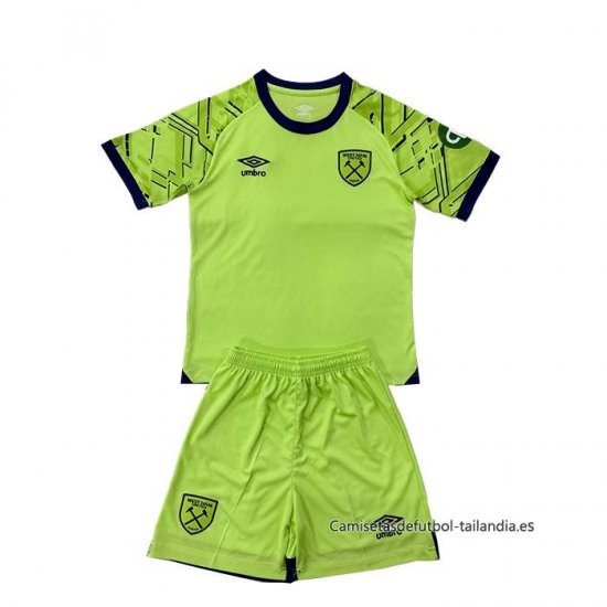 1ª Camiseta West Ham Portero Nino 2025-2026 - Haga un click en la imagen para cerrar