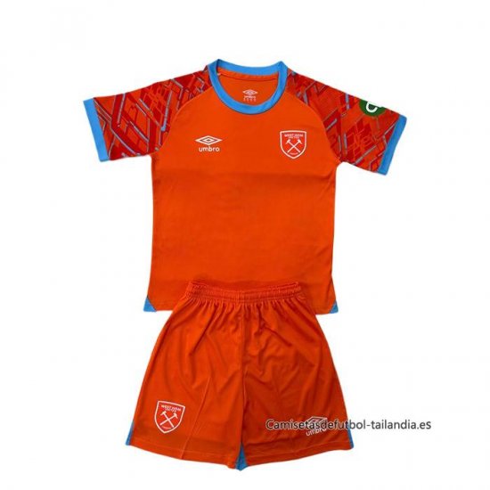 2ª Camiseta West Ham Portero Nino 2025-2026 - Haga un click en la imagen para cerrar