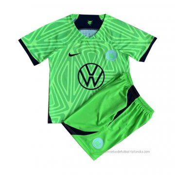 1ª Camiseta Wolfsburg Nino 2022-2023