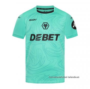 1ª Camiseta Wolves Portero 2024-2025 1ª Camiseta Wolves Portero 2024-2025