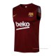 Camiseta de Entrenamiento Barcelona Sin Mangas 2021-2022 Rojo