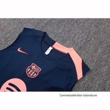 Camiseta de Entrenamiento Barcelona Sin Mangas 2025-2026 Azul Rosa