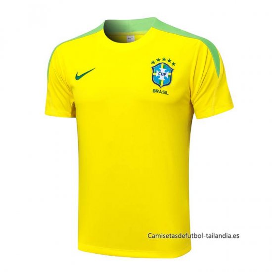 Camiseta de Entrenamiento Brasil 2024-2025 Amarillo - Haga un click en la imagen para cerrar