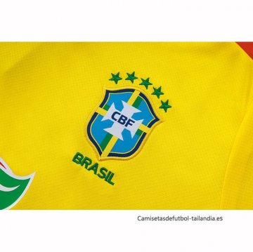 Camiseta de Entrenamiento Brasil 2025-2026 Amarillo