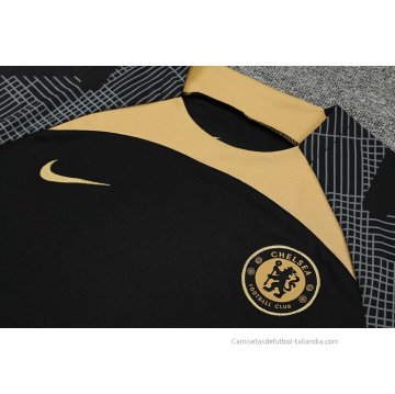 Camiseta de Entrenamiento Chelsea 2022-2023 Negro