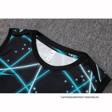 Camiseta de Entrenamiento Inter Milan Sin Mangas 2025-2026 Negro Azul