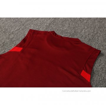Camiseta de Entrenamiento Liverpool Sin Mangas 2021-2022 Rojo