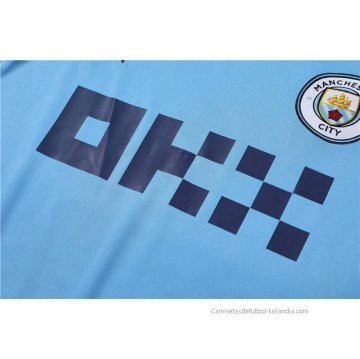 Camiseta de Entrenamiento Manchester City 2022-2023 Azul